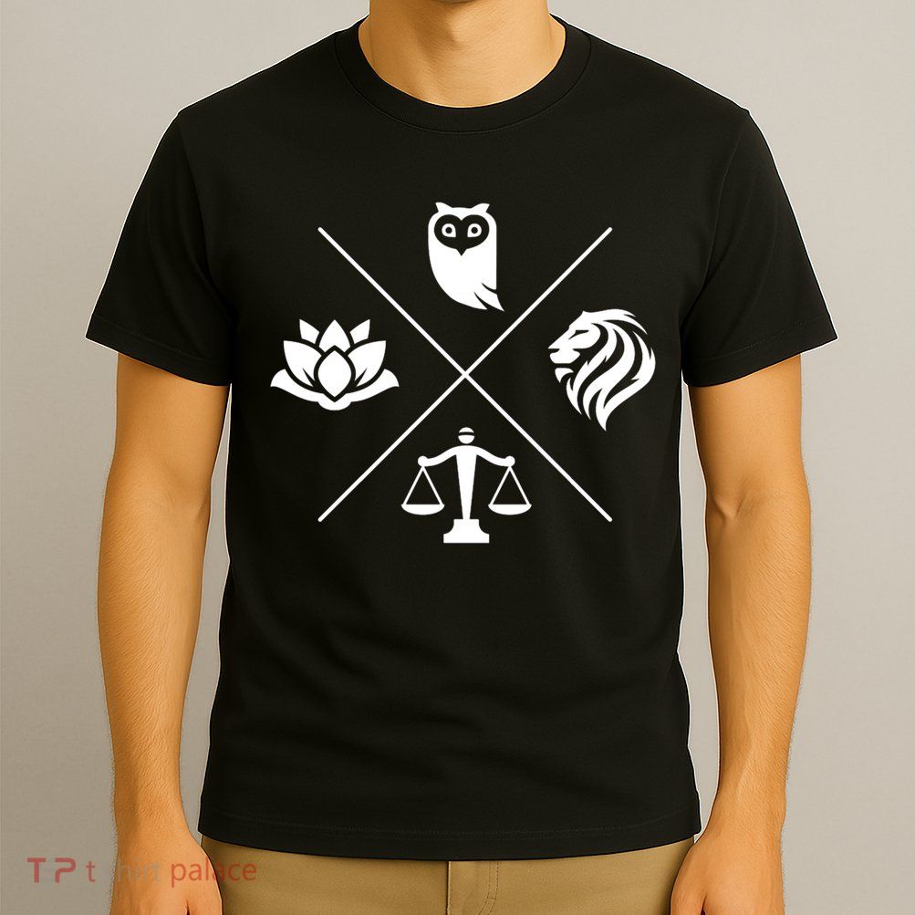 Stoic Virtues Wisdom Temperance Justice Courage Stoicism T-Shirt