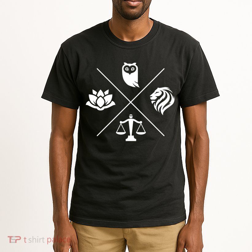 Stoic Virtues Wisdom Temperance Justice Courage Stoicism Tall T-Shirt