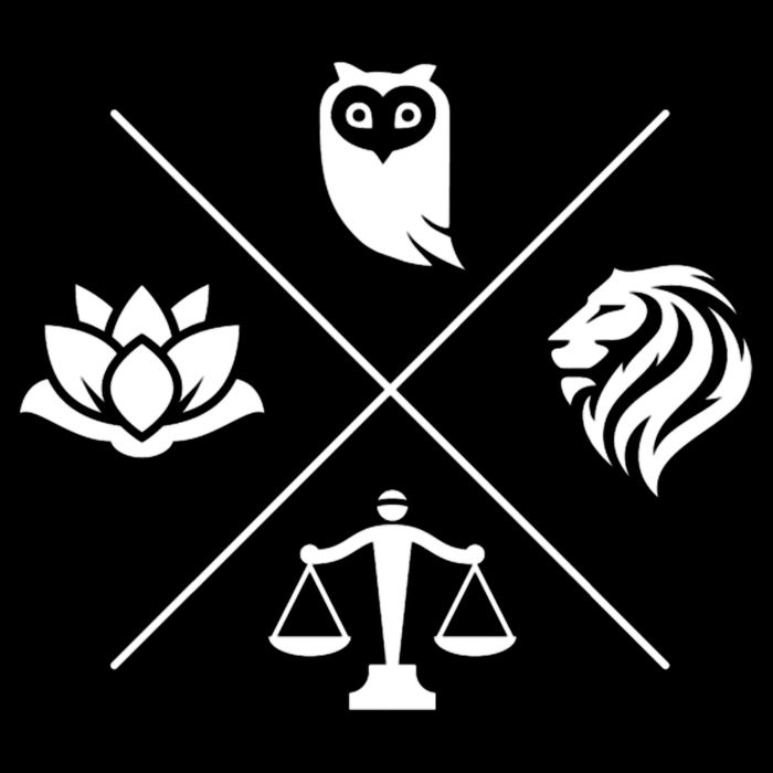 Stoic Virtues Wisdom Temperance Justice Courage Stoicism V-Neck T-Shirt