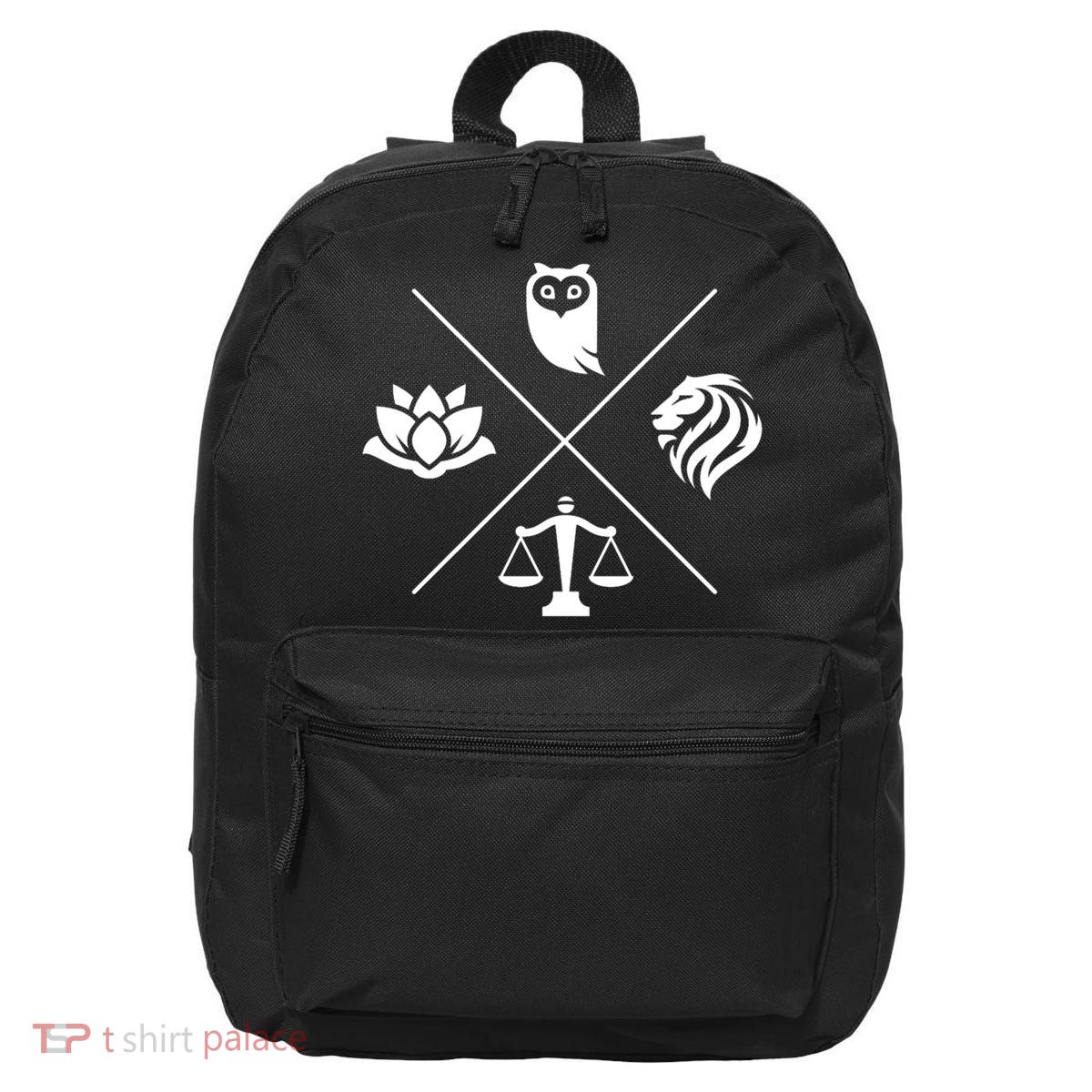 Stoic Virtues Wisdom Temperance Justice Courage Stoicism 16 in Basic Backpack