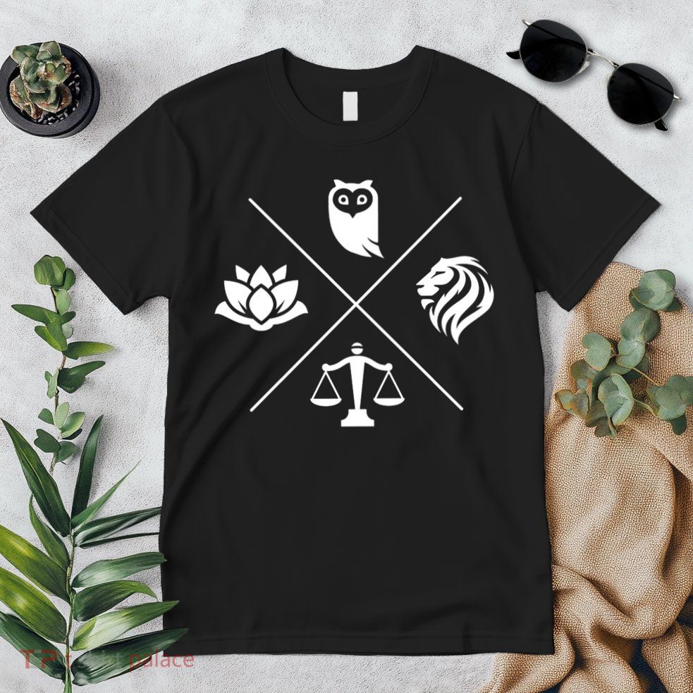 Stoic Virtues Wisdom Temperance Justice Courage Stoicism Premium T-Shirt