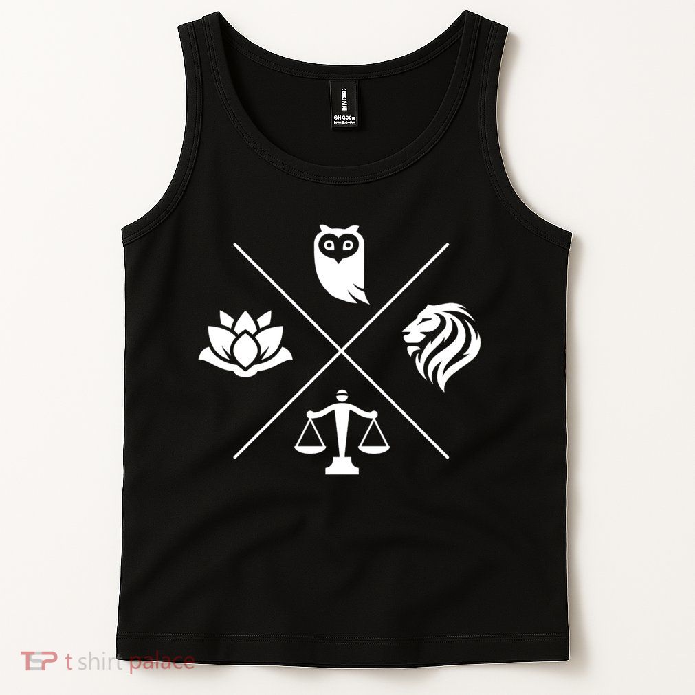 Stoic Virtues Wisdom Temperance Justice Courage Stoicism Tank Top