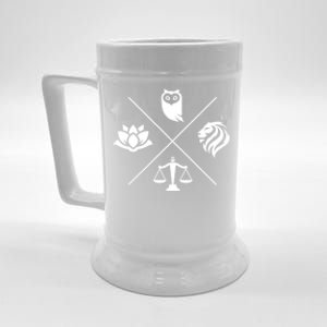 Stoic Virtues Wisdom Temperance Justice Courage Stoicism Beer Stein