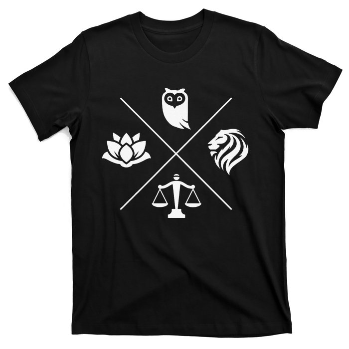 Stoic Virtues Wisdom Temperance Justice Courage Stoicism T-Shirt