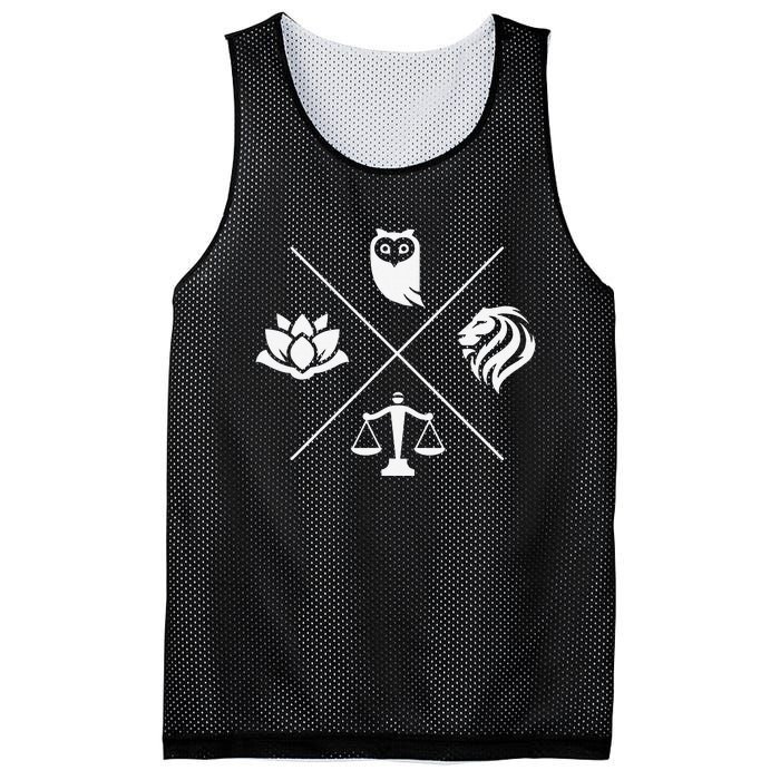 Stoic Virtues Wisdom Temperance Justice Courage Stoicism Mesh Reversible Basketball Jersey Tank