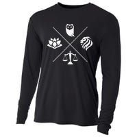 Stoic Virtues Wisdom Temperance Justice Courage Stoicism Cooling Performance Long Sleeve Crew