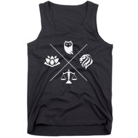 Stoic Virtues Wisdom Temperance Justice Courage Stoicism Tank Top