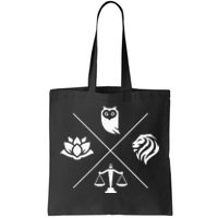 Stoic Virtues Wisdom Temperance Justice Courage Stoicism Tote Bag