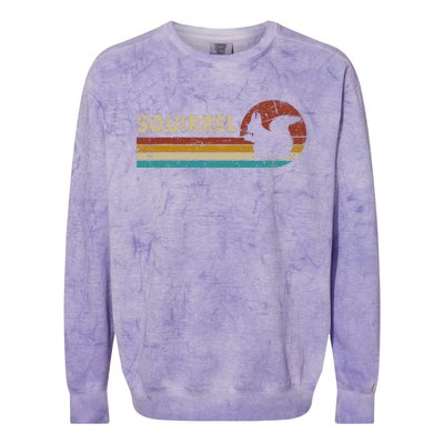 Squirrel Vintage Women Colorblast Crewneck Sweatshirt