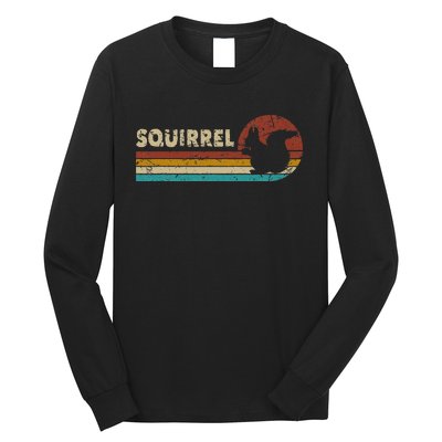 Squirrel Vintage Women Long Sleeve Shirt