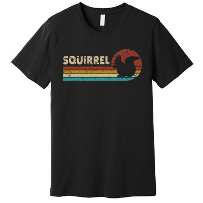 Squirrel Vintage Women Premium T-Shirt