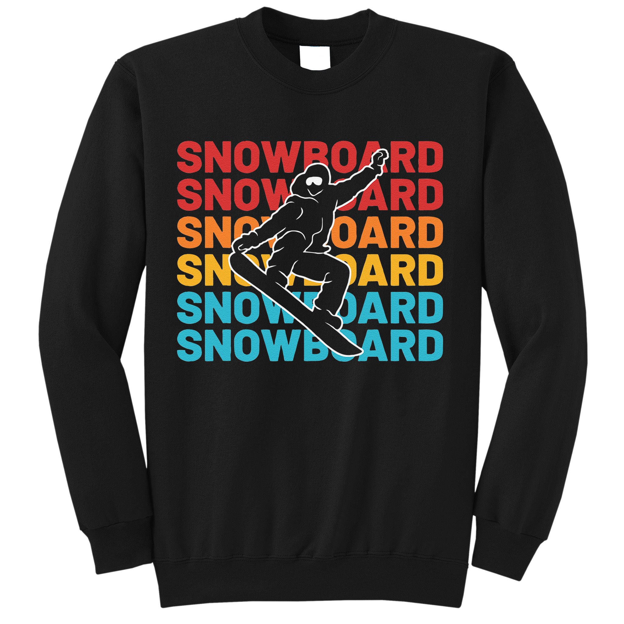 Snowboard Vintage Winter Sports Alpine Skiing Snowboarder Sweatshirt