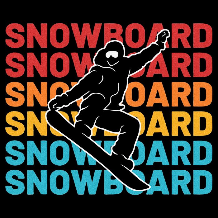 Snowboard Vintage Winter Sports Alpine Skiing Snowboarder Womens T-Shirt