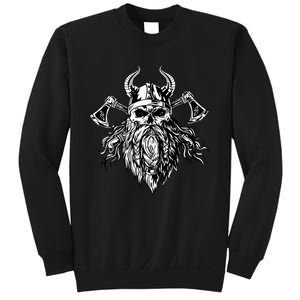 Skull Viking With Beard Sweatshirt