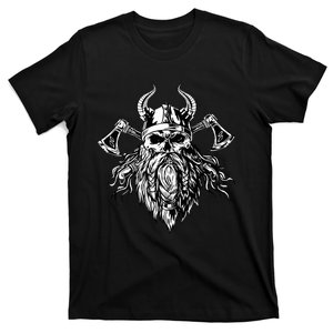 Skull Viking With Beard T-Shirt