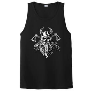 Skull Viking With Beard PosiCharge Competitor Tank