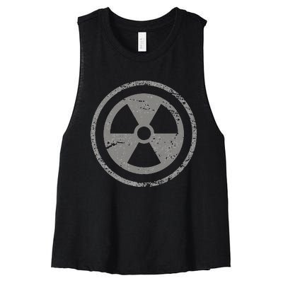 Subtle Vintage Xray Tech Gift Rad Tech Women's Racerback Cropped Tank