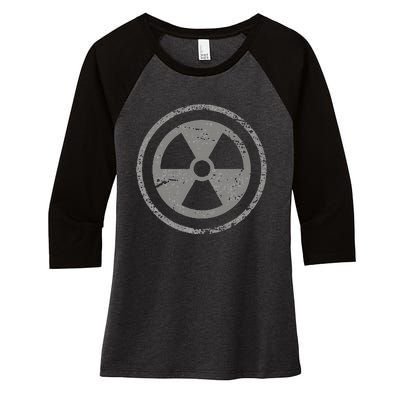 Subtle Vintage Xray Tech Gift Rad Tech Women's Tri-Blend 3/4-Sleeve Raglan Shirt