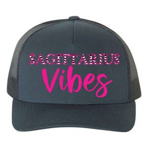 Sagittarius Vibes Zodiac Astrology Gift Yupoong Adult 5-Panel Trucker Hat