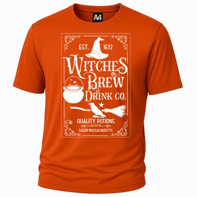 Salem Witch 1692 Witches Brew Funny Witchy Halloween Great Gift Cooling Performance Crew T-Shirt