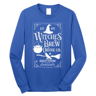 Salem Witch 1692 Witches Brew Funny Witchy Halloween Great Gift Long Sleeve Shirt