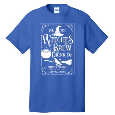 Salem Witch 1692 Witches Brew Funny Witchy Halloween Great Gift Tall T-Shirt