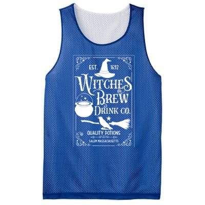 Salem Witch 1692 Witches Brew Funny Witchy Halloween Great Gift Mesh Reversible Basketball Jersey Tank