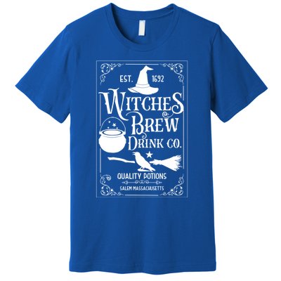 Salem Witch 1692 Witches Brew Funny Witchy Halloween Great Gift Premium T-Shirt