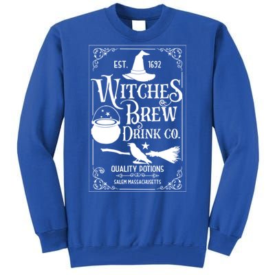 Salem Witch 1692 Witches Brew Funny Witchy Halloween Great Gift Tall Sweatshirt