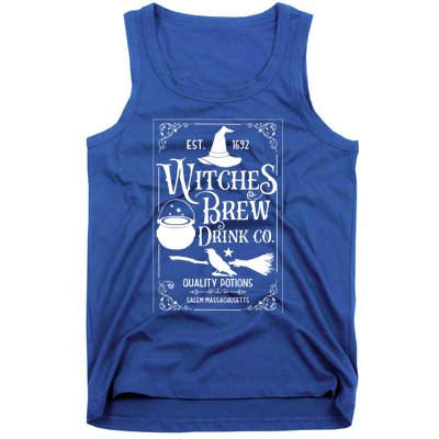 Salem Witch 1692 Witches Brew Funny Witchy Halloween Great Gift Tank Top