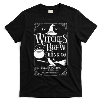 Salem Witch 1692 Witches Brew Drink Funny Witchy Halloween T-Shirt