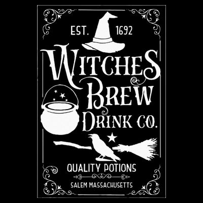Salem Witch 1692 Witches Brew Drink Funny Witchy Halloween T-Shirt
