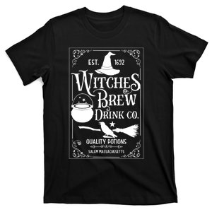 Salem Witch 1692 Witches Brew Drink Funny Witchy Halloween T-Shirt