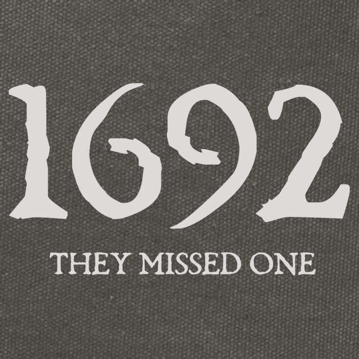 Salem Witch 1692 They Missed One Halloween Massachusetts Witch Trials Season Cotton Canvas Backpack