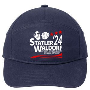 Statler Waldorf 2024 Funny President 7-Panel Snapback Hat