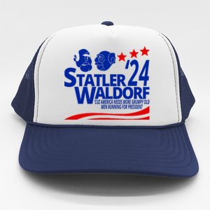 Statler Waldorf 2024 Funny President Trucker Hat