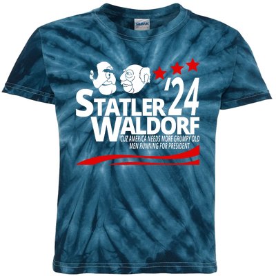 Statler Waldorf 2024 Funny President Kids Tie-Dye T-Shirt