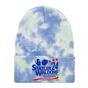 Statler Waldorf 2024 Funny President Tie Dye 12in Knit Beanie