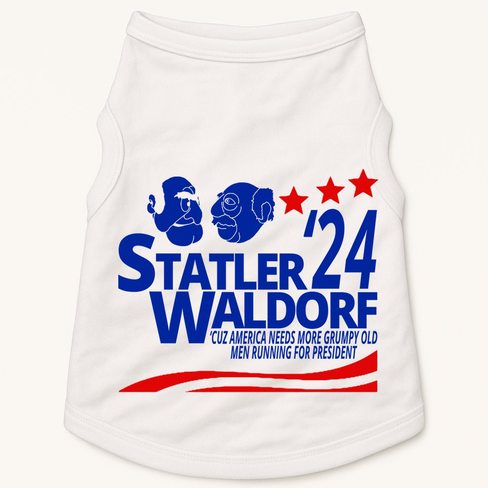 Statler Waldorf 2024 Funny President Doggie Tank