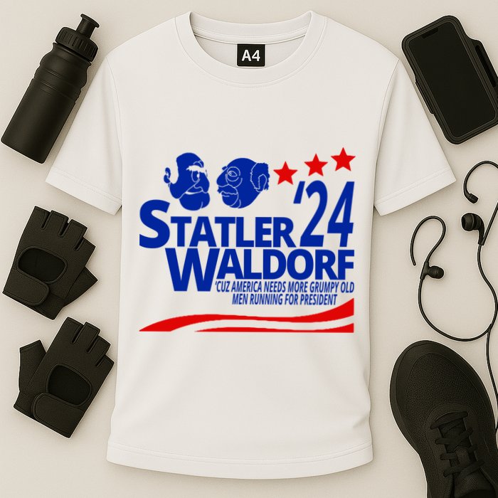 Statler Waldorf 2024 Funny President Cooling Performance Crew T-Shirt