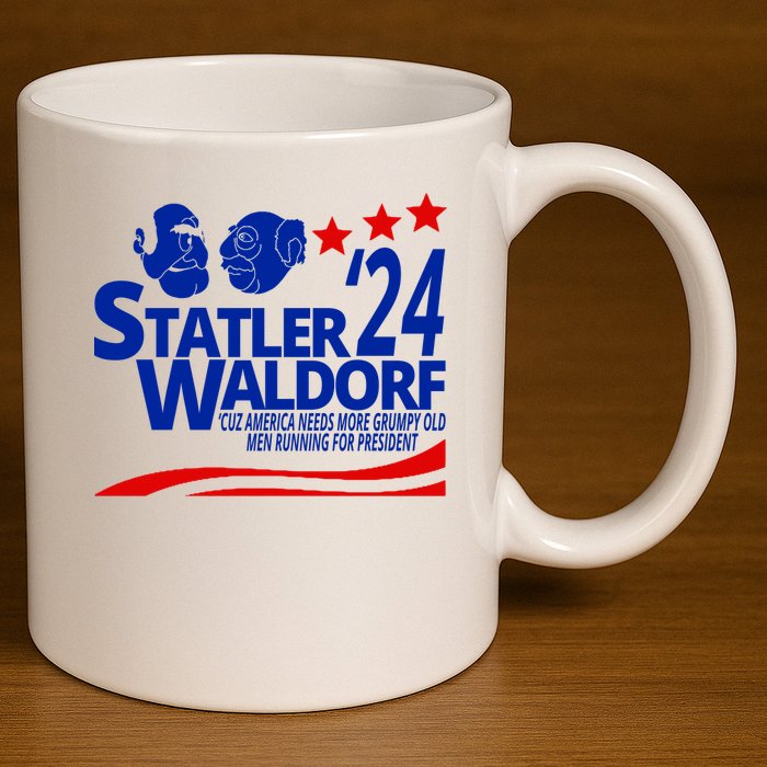 Statler Waldorf 2024 Funny President 11oz C Handle Ceramic Mug