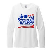 Statler Waldorf 2024 Funny President Womens CVC Long Sleeve Shirt