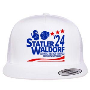 Statler Waldorf 2024 Funny President Flat Bill Trucker Hat