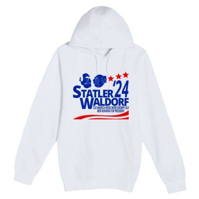 Statler Waldorf 2024 Funny President Premium Pullover Hoodie