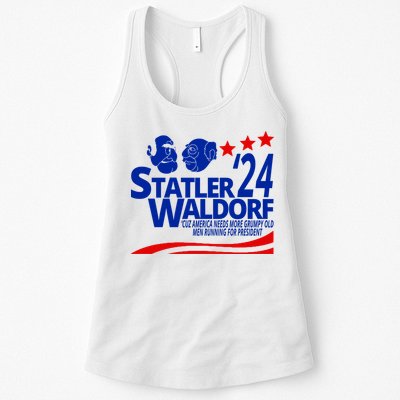 Statler Waldorf 2024 Funny President Womens Tank Top
