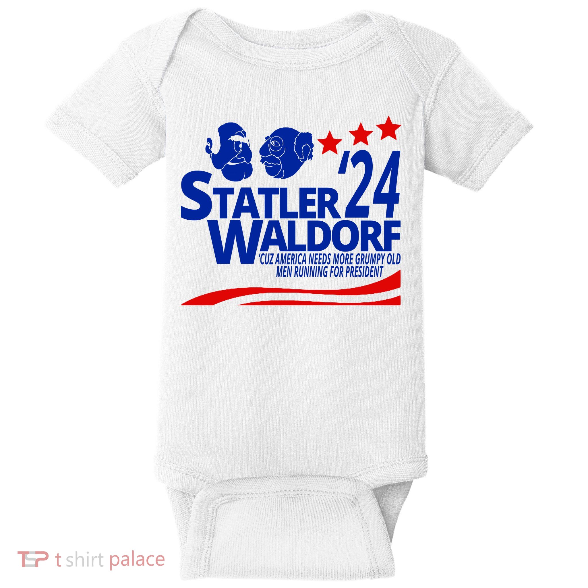 Statler Waldorf 2024 Funny President Baby Bodysuit