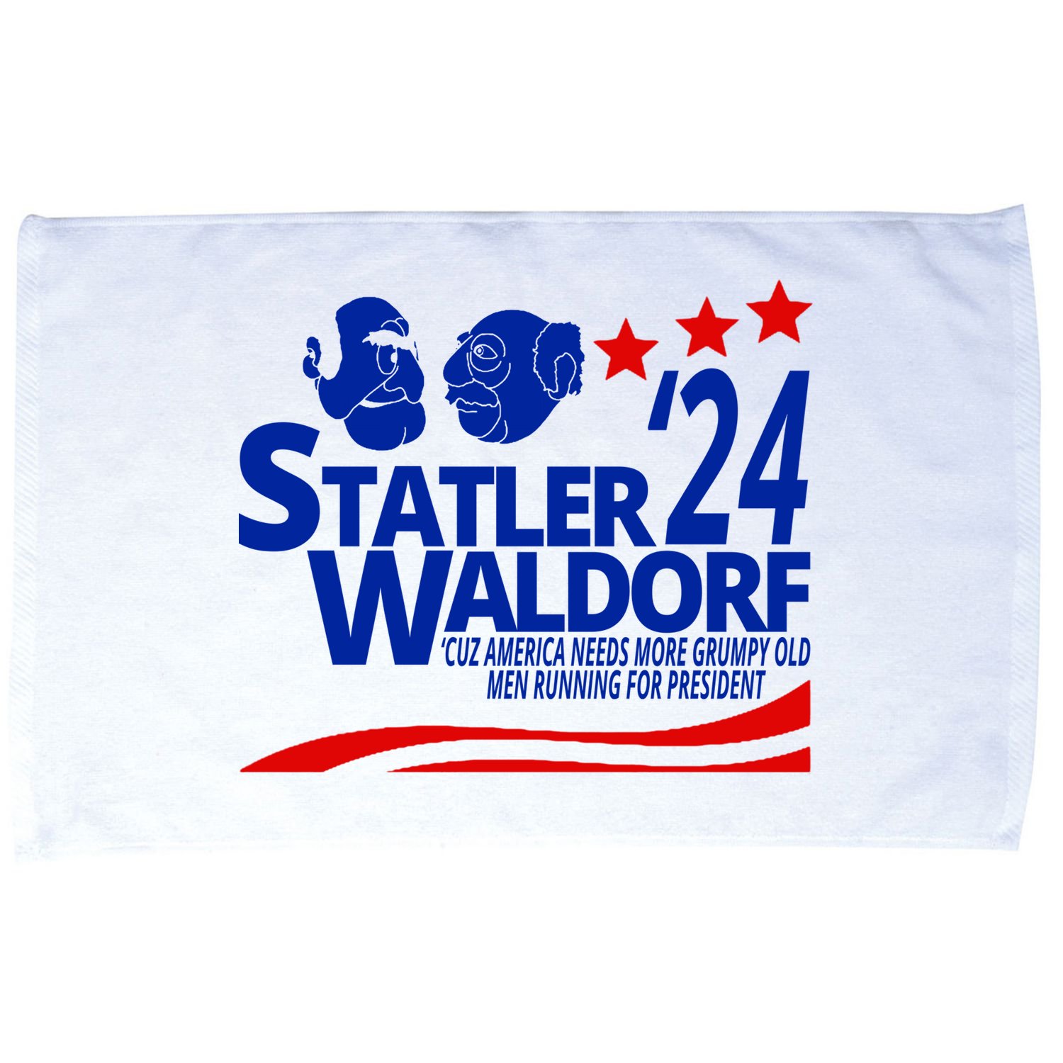 Statler Waldorf 2024 Funny President Microfiber Hand Towel