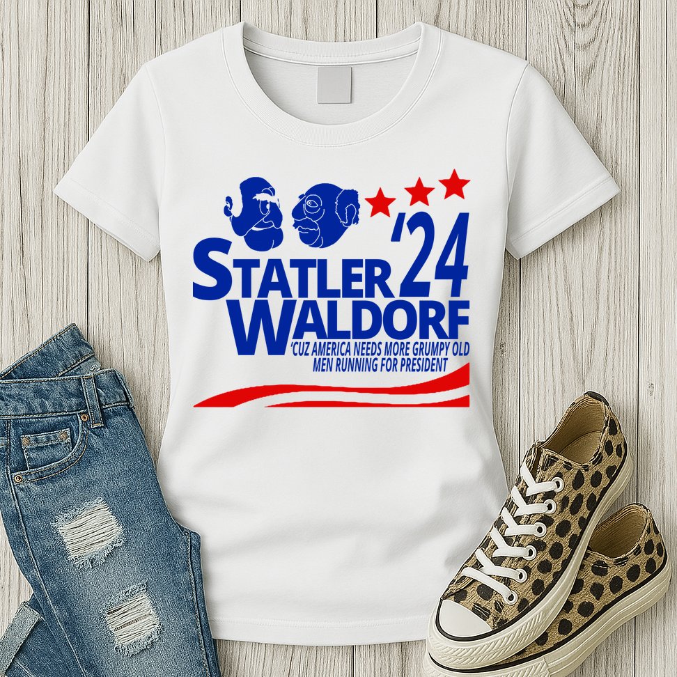 Statler Waldorf 2024 Funny President Womens T-Shirt