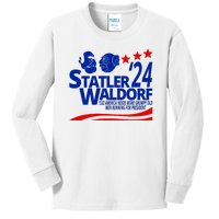 Statler Waldorf 2024 Funny President Kids Long Sleeve Shirt