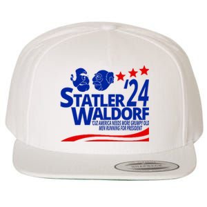 Statler Waldorf 2024 Funny President Wool Snapback Cap